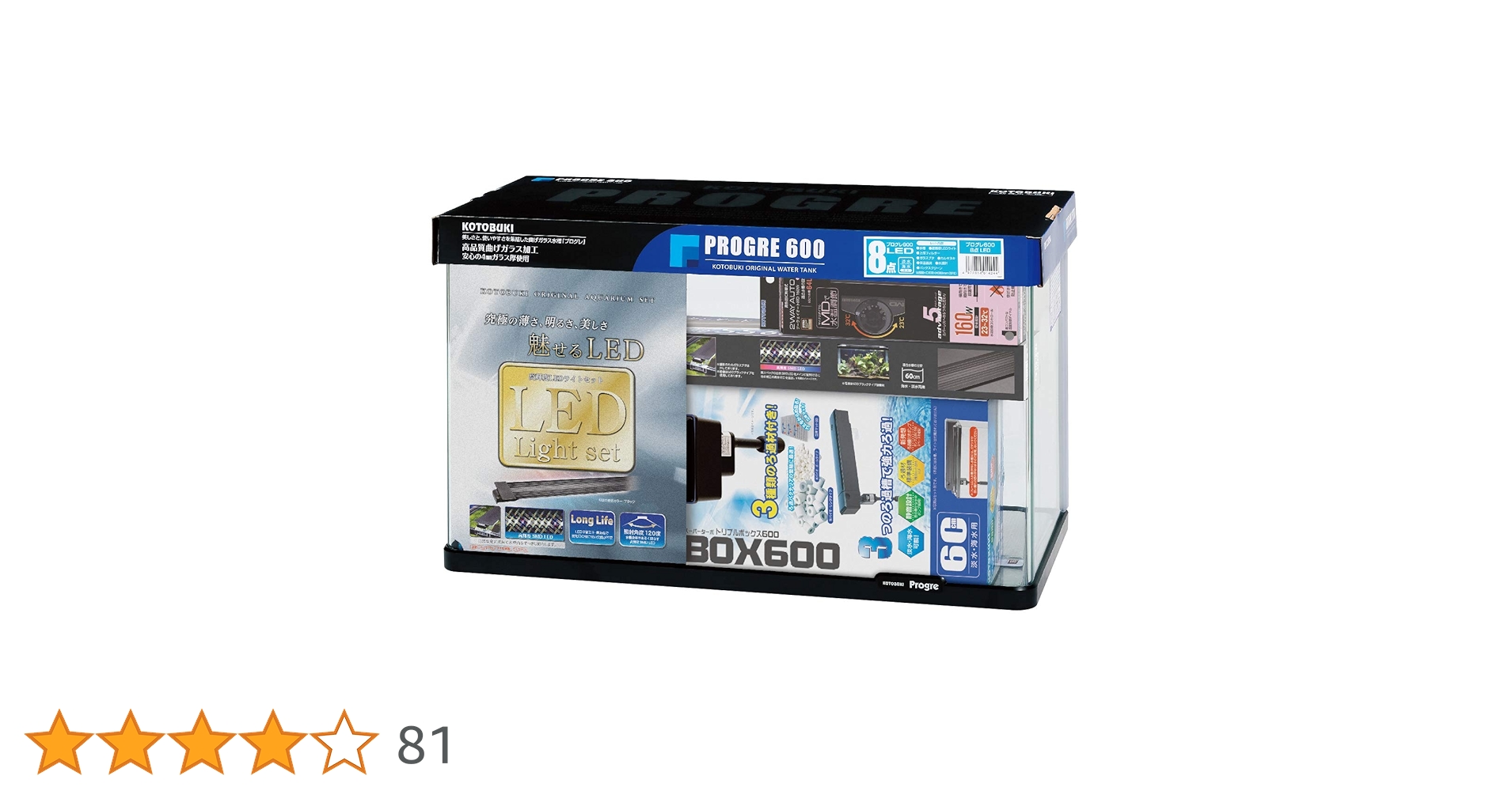 寿工芸 プログレ600 8点 LED Amazon | 寿工芸 プログレ600 8点 LED | 寿工芸 | 飼育セット 通販