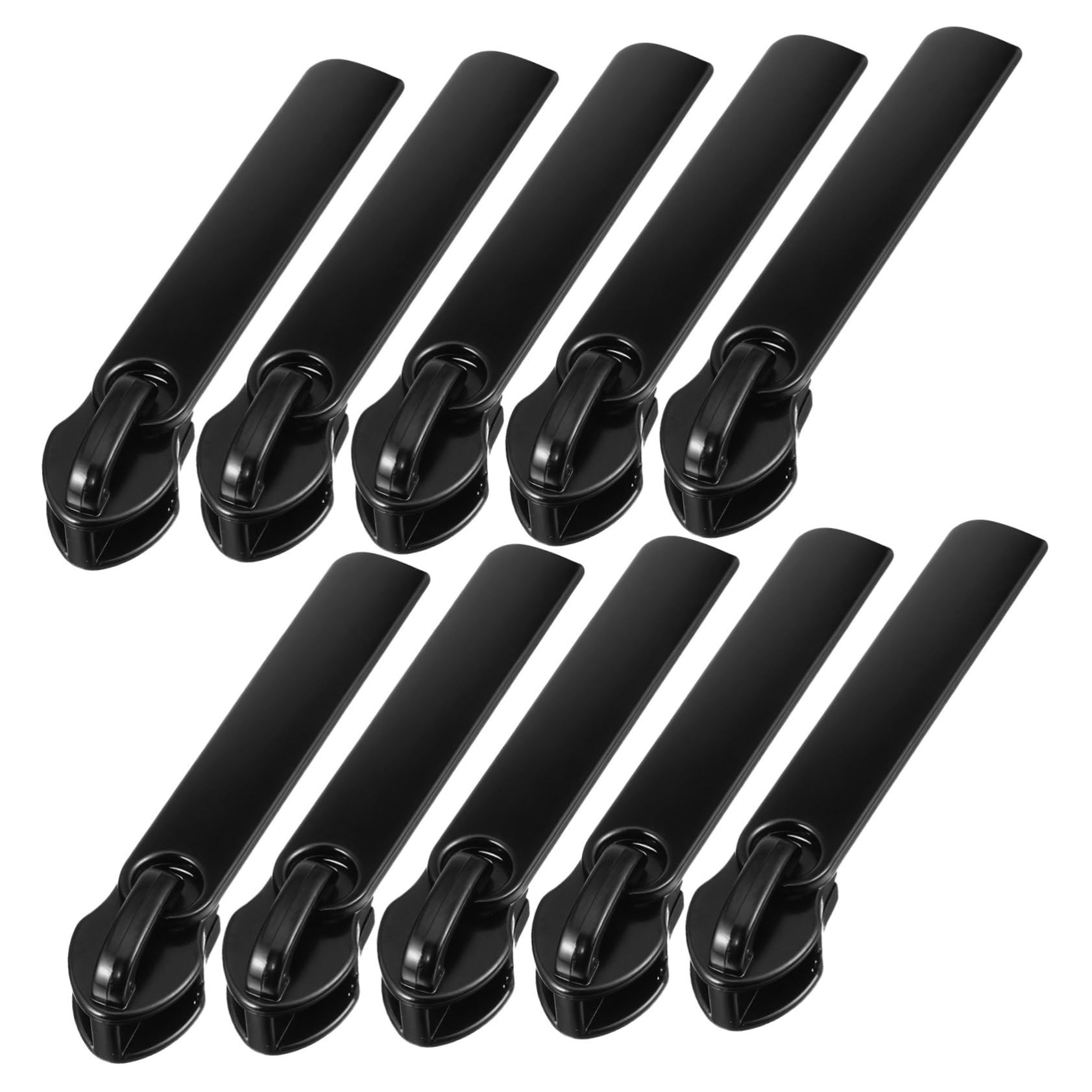 Tirador de Cremallera para Maleta y Mochila, Aleación de Zinc, Negro