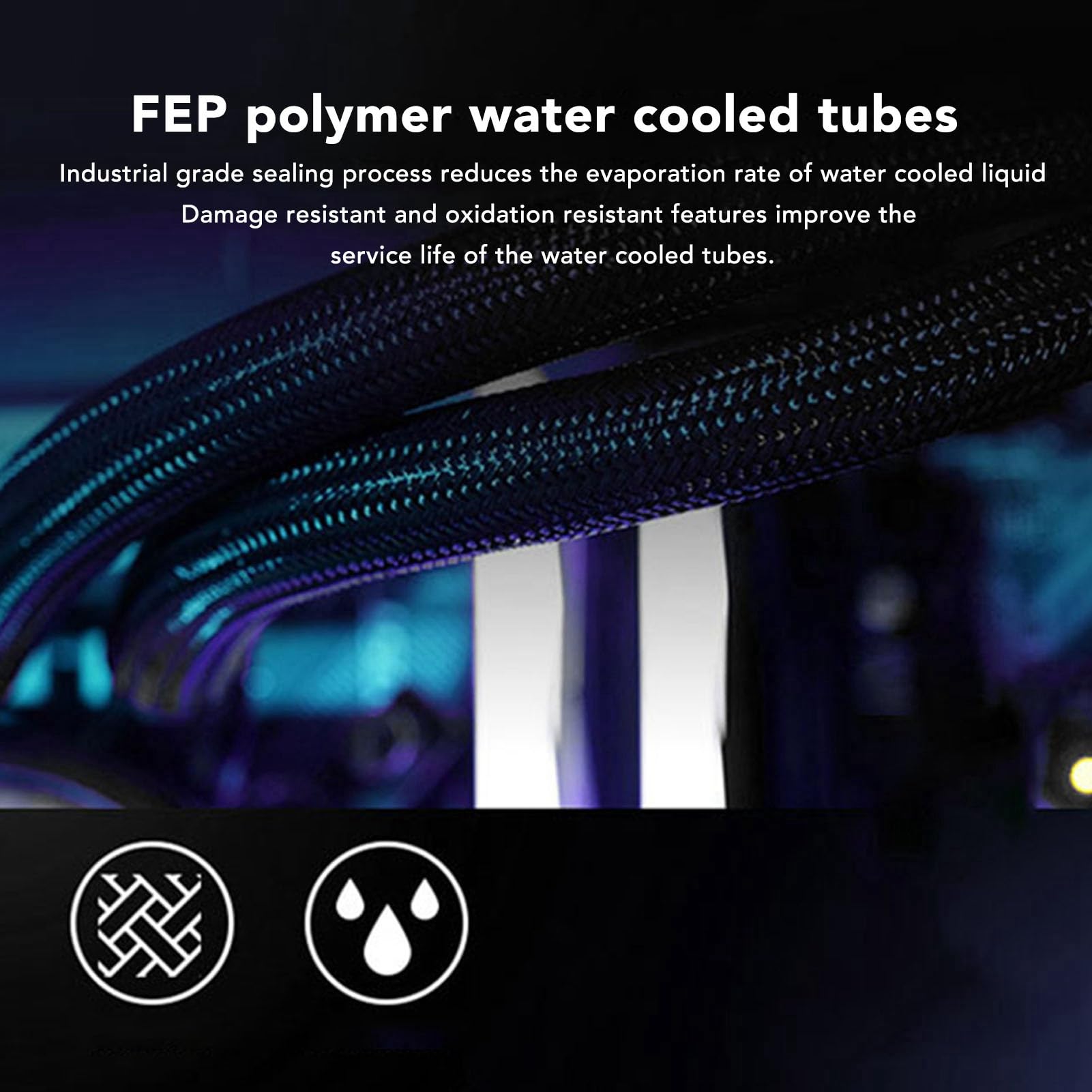 240mm CPU Liquid Cooler, Doble Ventilador 120mm PWM ARGB Sync