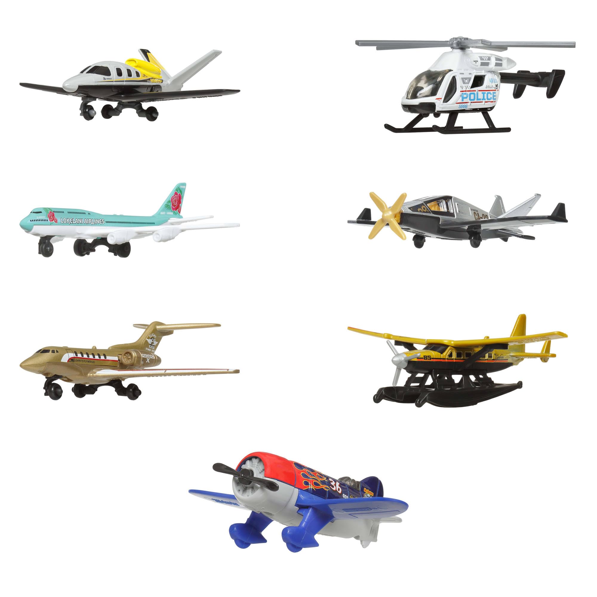 Matchbox Sky Busters (Assorted Styles, One Random Item), Toy Airplane, Helicopter, Space Shuttle