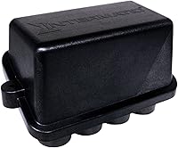Intermatic PJB4175 4-Light Pool Junction Box - Waterproof, Code-Compliant for Pools, Spas & Landscapes, Black
