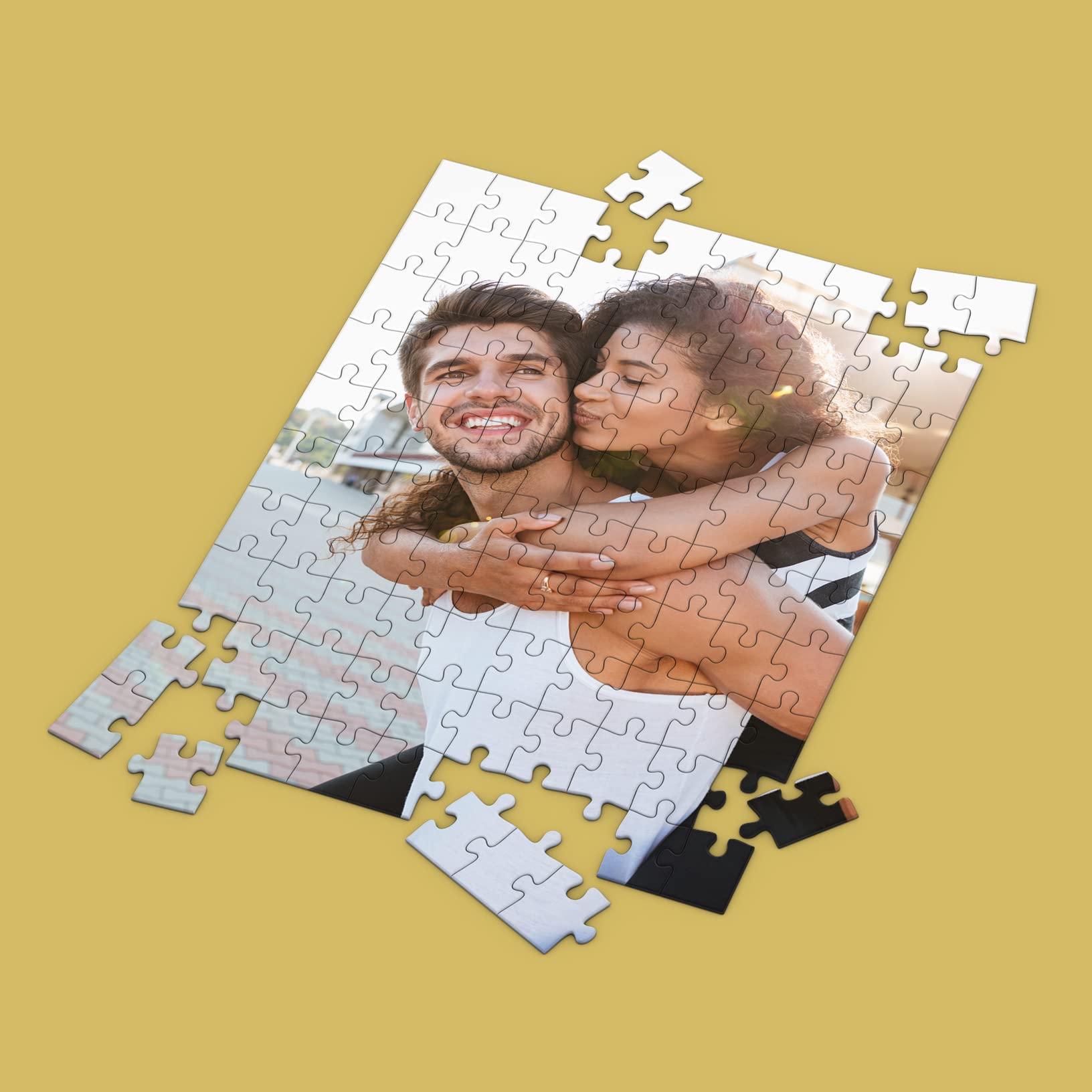 Puzzle Personalizado con Foto y Texto, Regalo Original - 100 Piezas