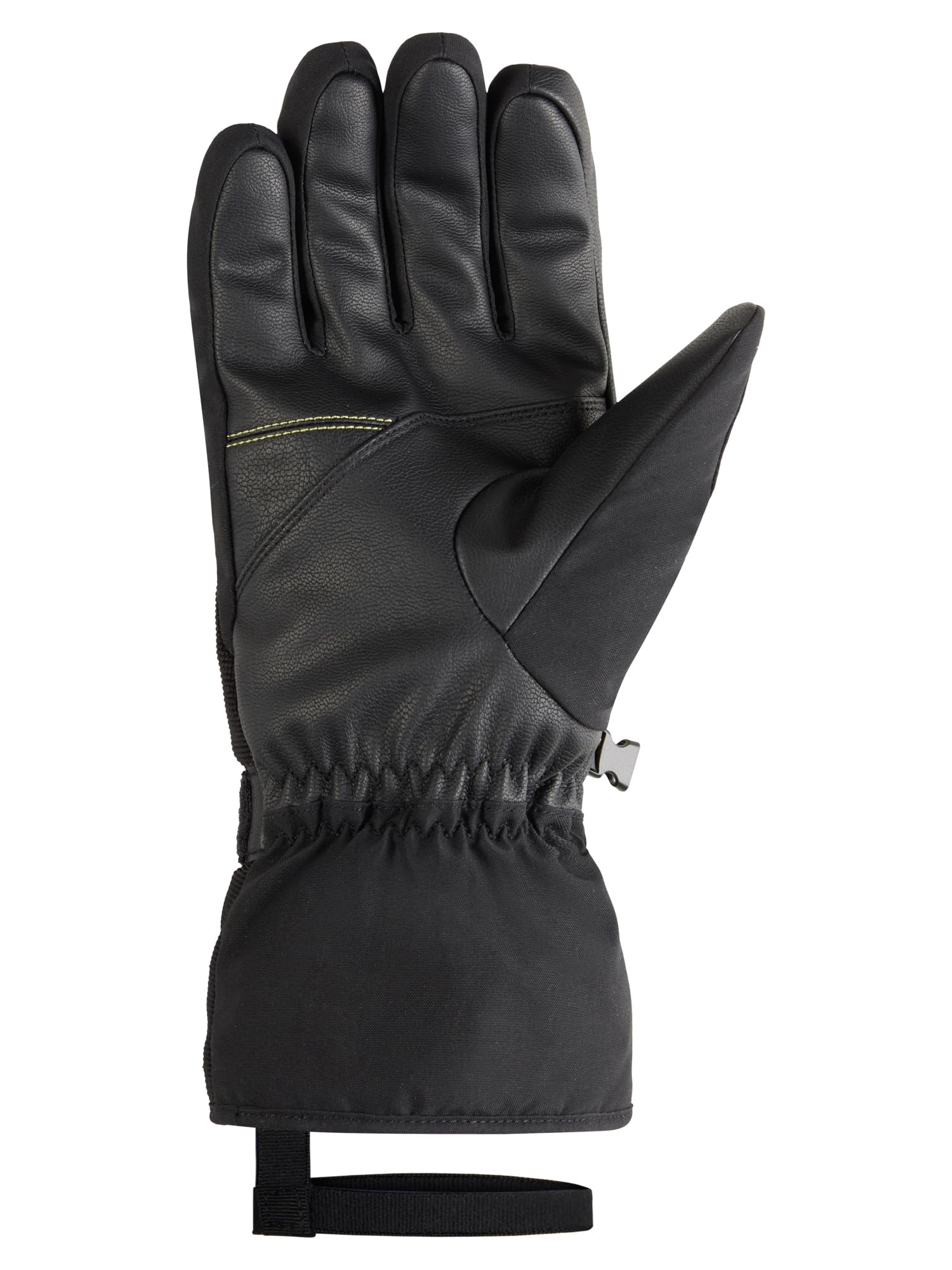 Ziener Herren GALERIUS-Z Ski-Handschuhe/Wintersport | Gore-Tex, Lange Stulpe, PFC frei, Black.Electric Grass, 7,5