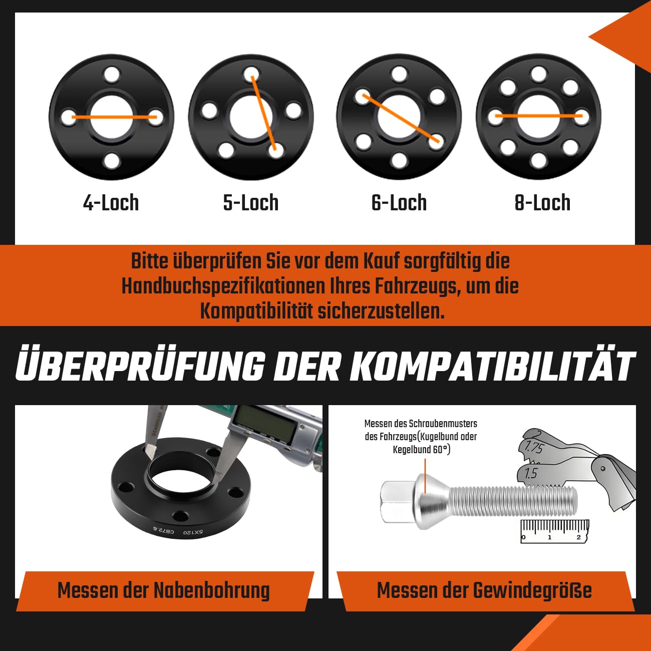 2 Stück 20mm Spurverbreiterung Distanzscheiben Set Ø72,6 5x120mm mit 10 Stück Radschrauben M12x1,5 Kompatibel mit BMW E36 E46 E90 E92 E60 318i 323i 325i 328i 330i 335i 525i 545i