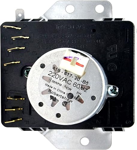 What's Up? W10185972 - Temporizador de secadora de repuesto para secadores Whirlpool compatible 1481701 AH2348527 EA2348527 PS2348527 W10185972,