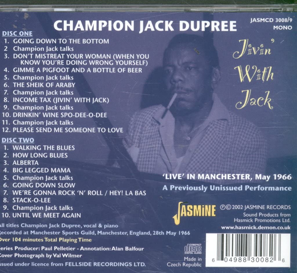 Jivin' With Jack, Live