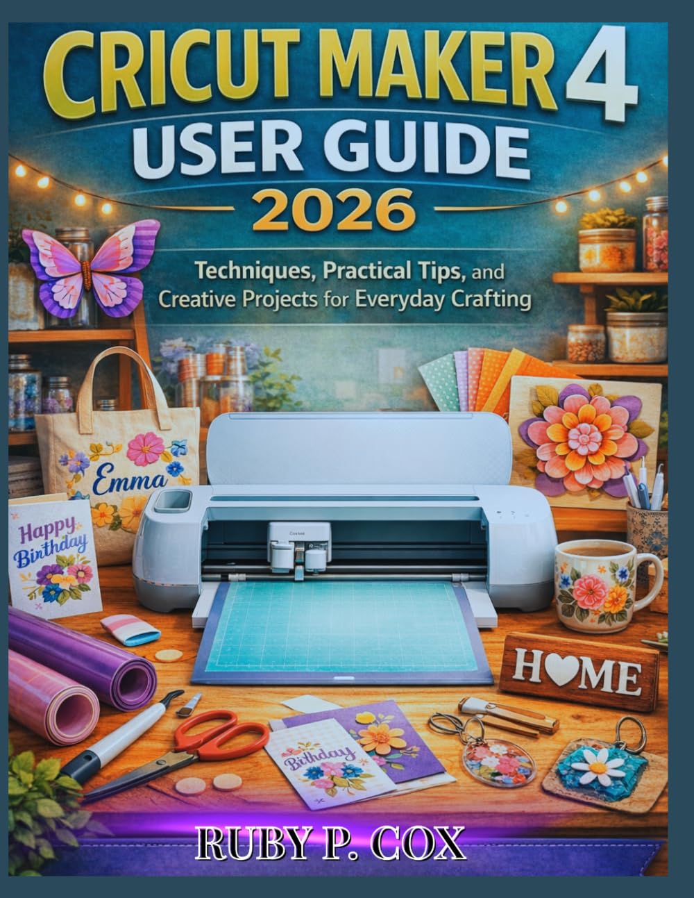 CRICUT MAKER 4 USER GUIDE 2026: Techniques, Practical Tips, and Creative Projects for Everyday Crafting