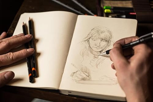 Miniatura 3 de Derwent Lápices mecánicos 0.5, Juego de recarga de barril de metal, Precisión, HB (2302430)