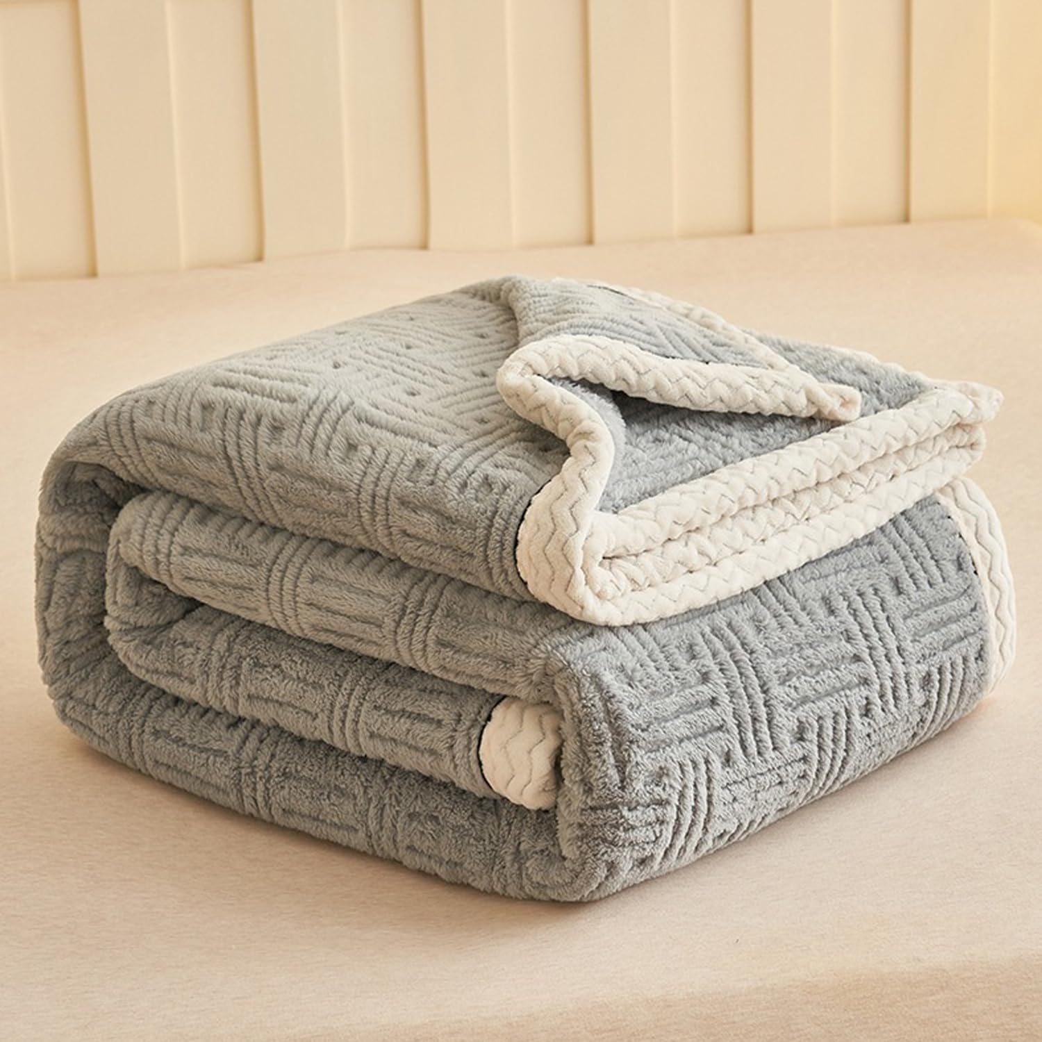 卸売 フリーススローブランケット用カウチジャカード暖かいベッドブランケットクイーンサイズ居心地の良い ソファのための柔らかいジャカードフェイクカシミアブランケット厚くなった暖かいベッドスローブランケットクイーンサイズカウチスローブラン
