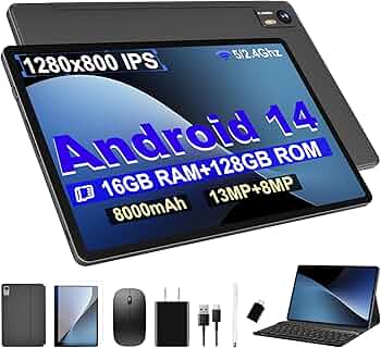 タブレット Android 14 Amazon.co.jp: Android14タブレット2024新登場タブレット10インチwi-fi