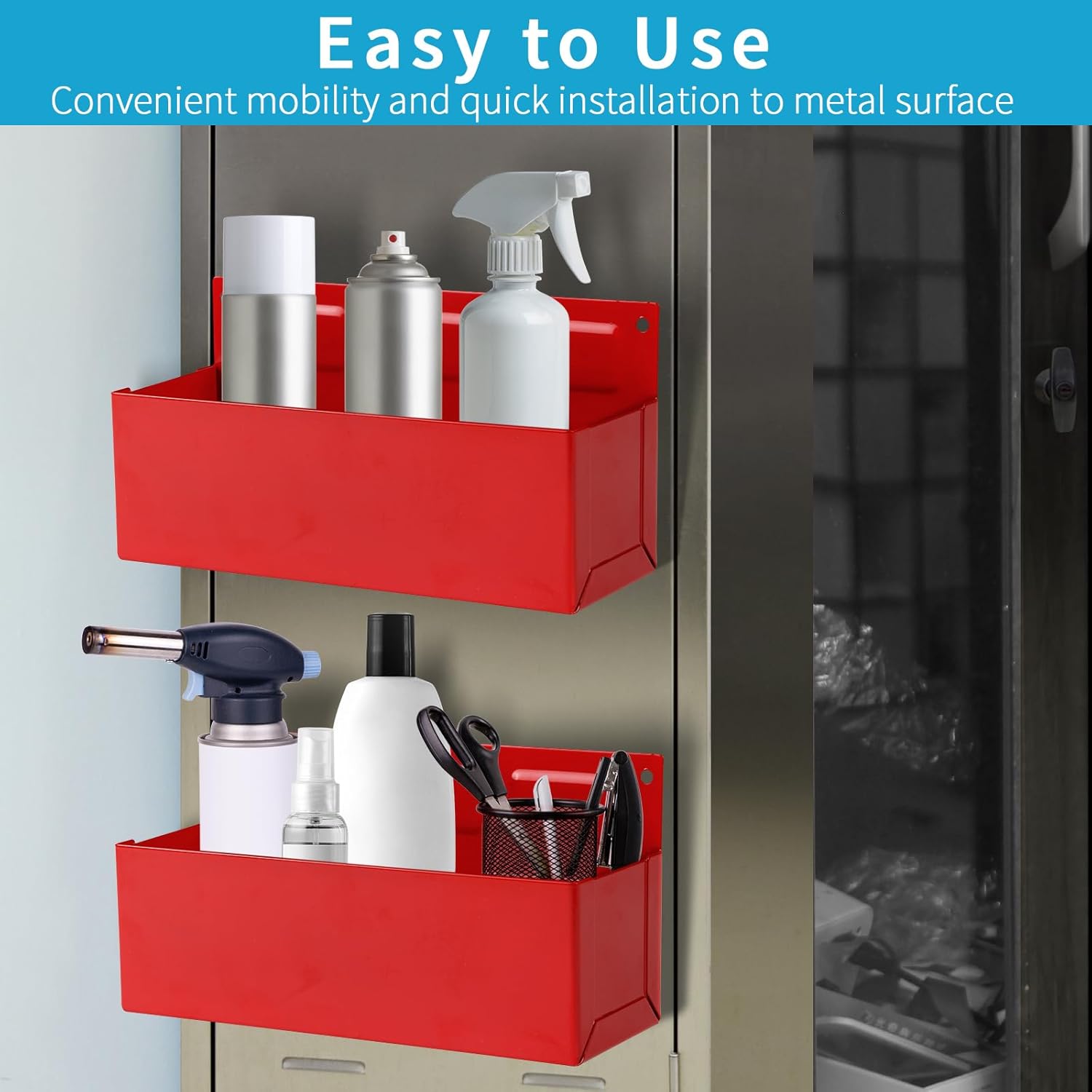 Magnetic Aerosol Spray Can Holder, Magnet Toolbox Bottle Holder, Tool Box