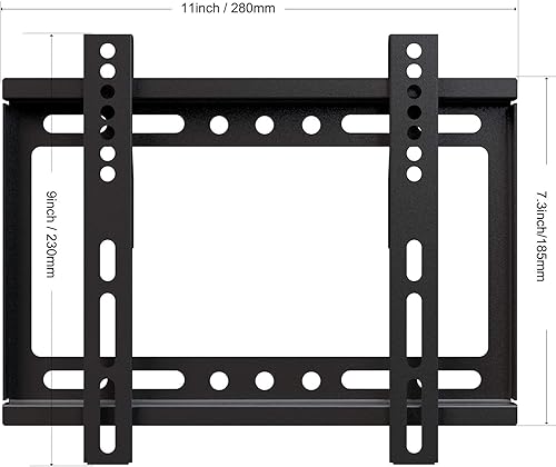 Miniatura 3 de Soporte de pared para TV, ultra delgado, articulado, resistente, soporte fijo de bajo perfil para televisores de plasma de pantalla plana LED OLED