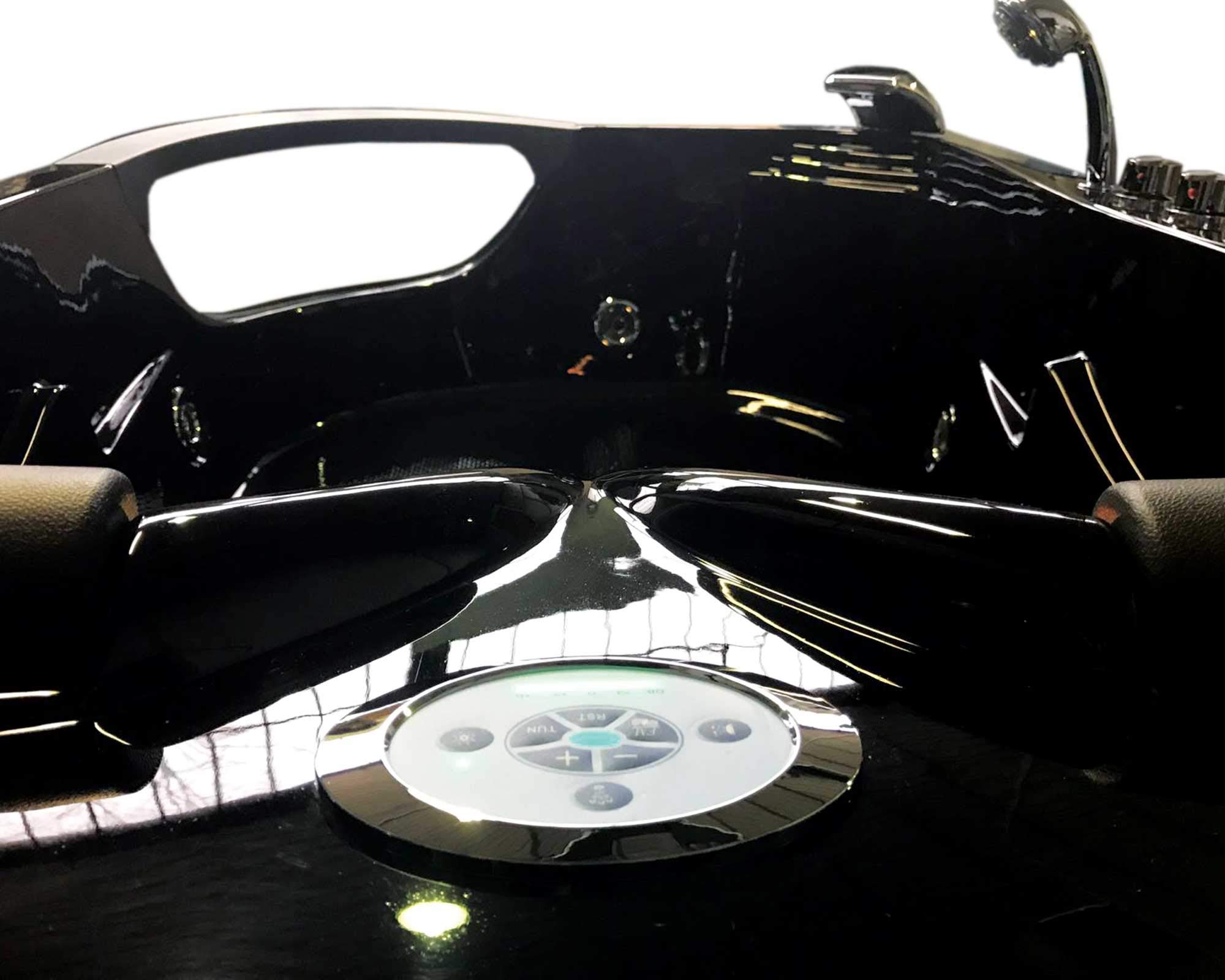 BAIGNOIRE BALNEO Model Orion 180 x 120 cm BAIN ANGLE TOURBILLON MASSANTE SPA 2 PERSONNES CHROMOTHERAPIE