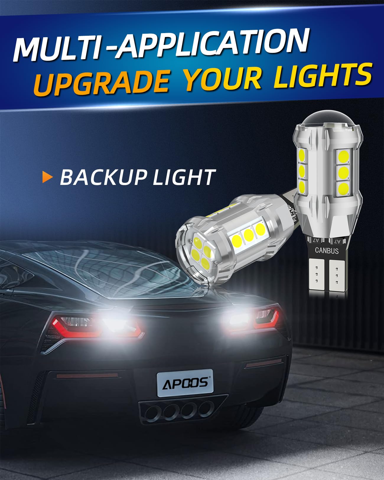 W16W T15 Żarówki LED CANBUS Bezbłędne 912 921 906 955 Niezwykle Jasne 16SMD 12V-24V do samochodów Tylne Światła Cofania Parkowania Tylne Światło Zapasowe 6500K Białe