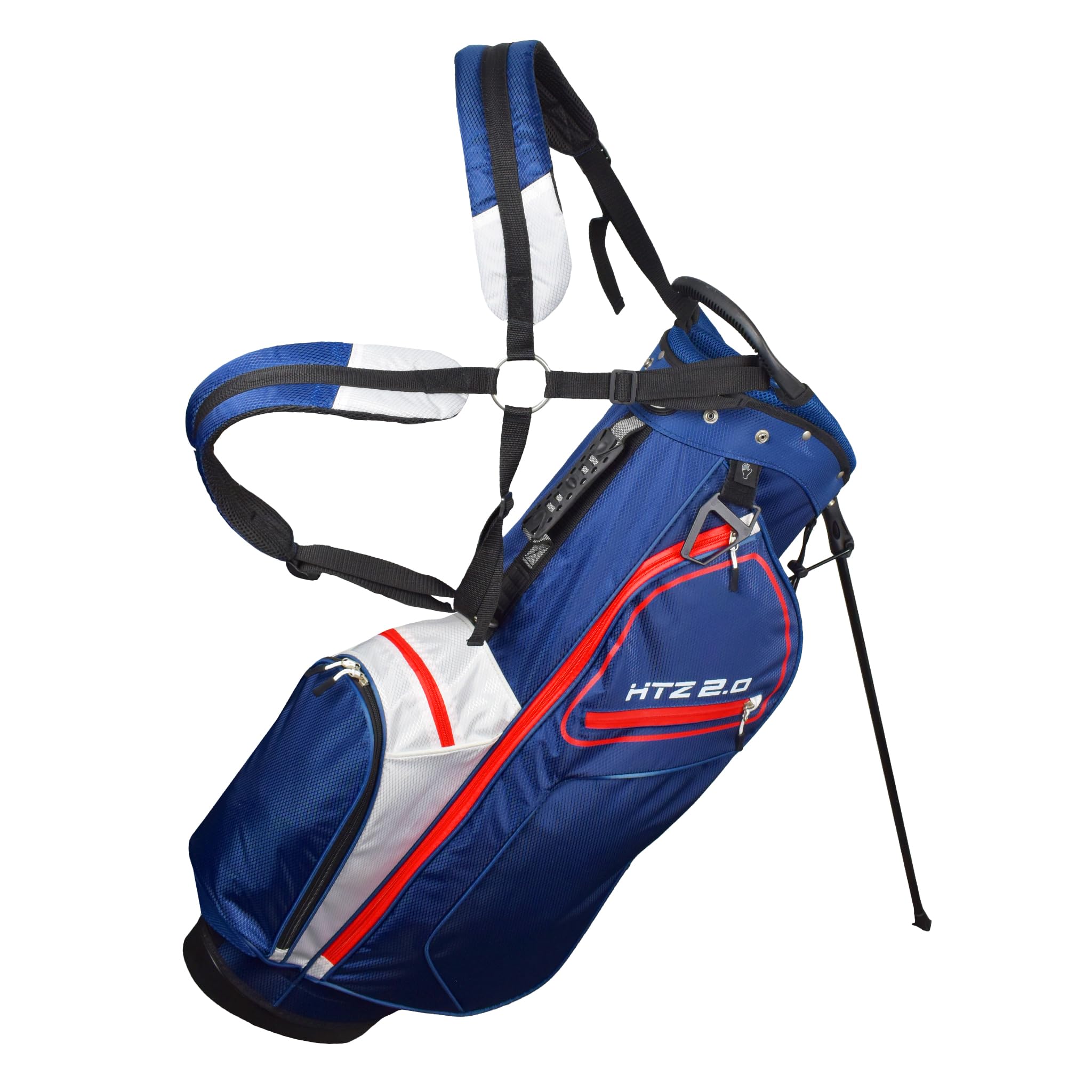 Hot-Z Golf 2.0 Deluxe Ultra Lite Stand Bag Red/White/Blue