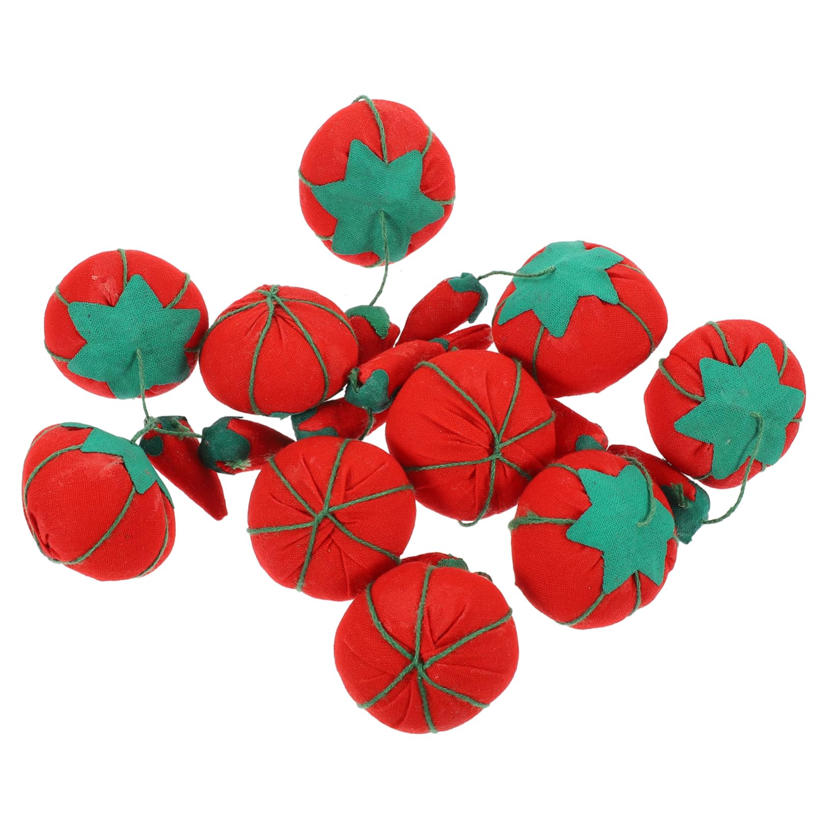Alipis 50piezas Almohadilla Para Agujas Forma De Tomate Pequeña y Accesorio De Costura Conveniente Para Manualidades y Quilting