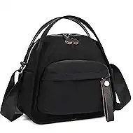 Nylon Crossbody Bag Casual Nylon Purse Handbag Top Handle Everyday Purse Zipper Shoulder Purses