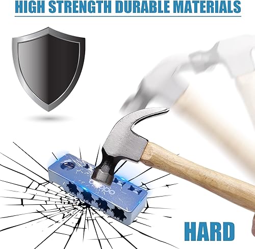 Miniatura 9 de Brocas hexagonales de aluminio de fácil acceso de 14 pulgadas soportes magnéticos para cabezal de impacto inalámbrico Makita 18V LXT organizador de