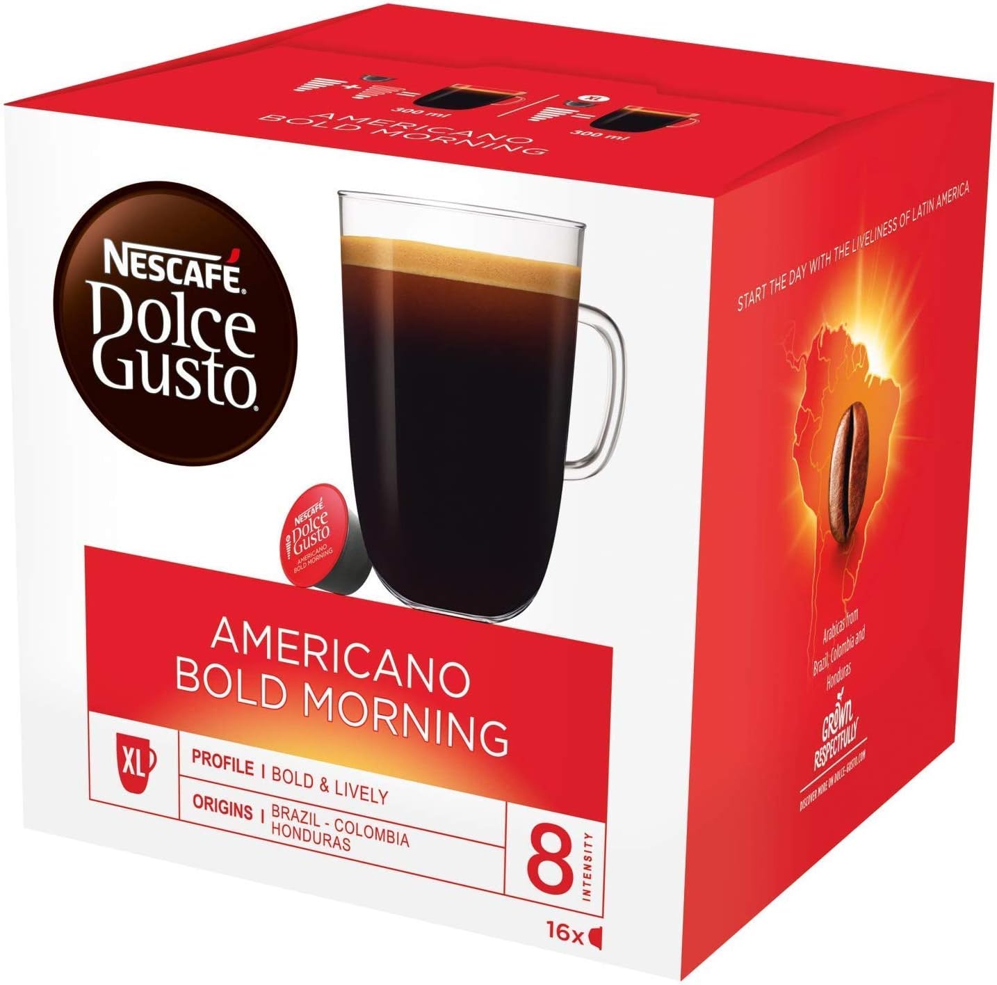 Nescafe Dolce Gusto Americano Bold Morning Coffee Pods, 16 Capsules Buy Online at Best Price