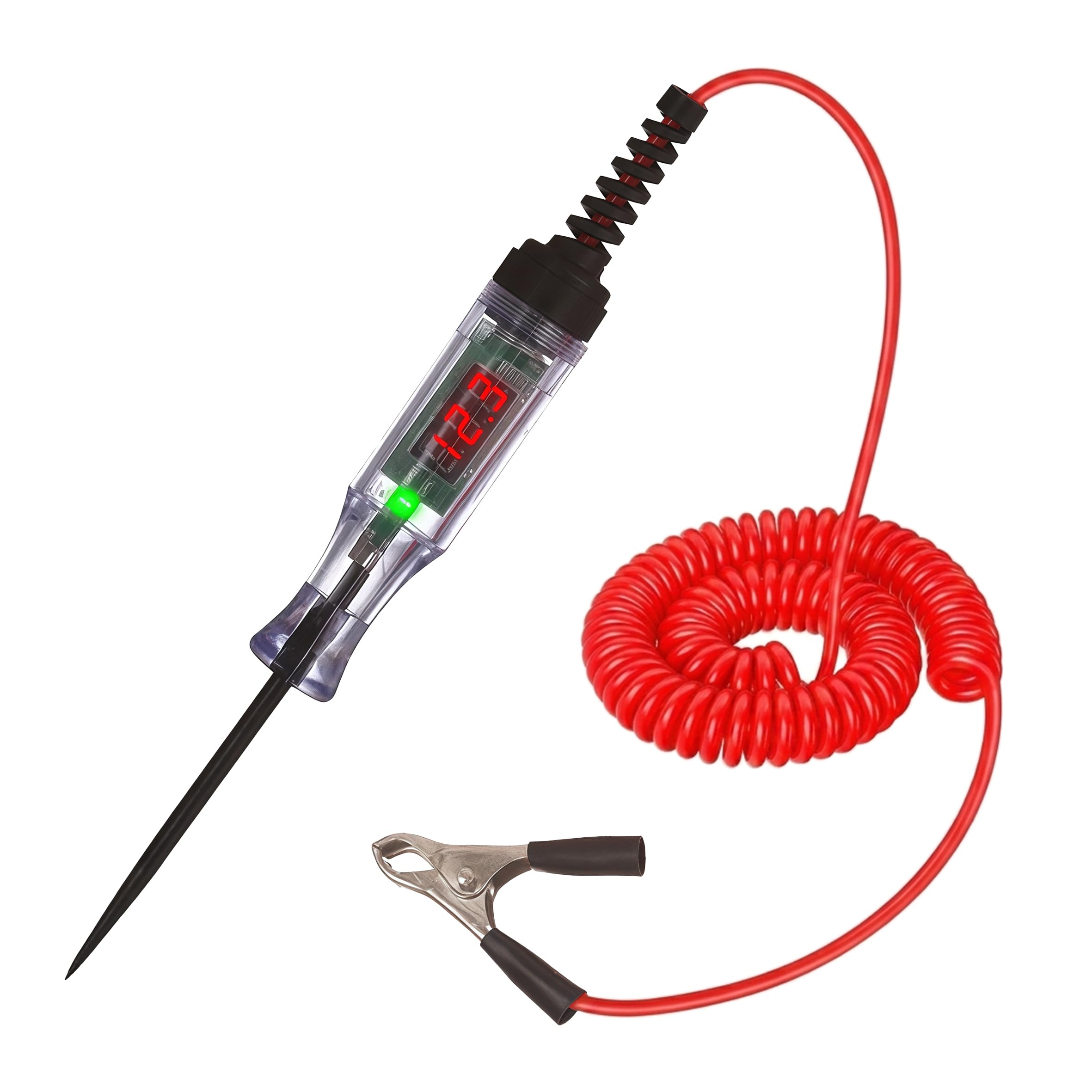 Car Fuse Tester & Digital Test Light 3V-90V with LED Display, Automotive Electrical Tester for Car Truck Wiring Circuit Checking, Voltage Diagnostic Tool for Auto Motorcycle Caravan Fuse Box