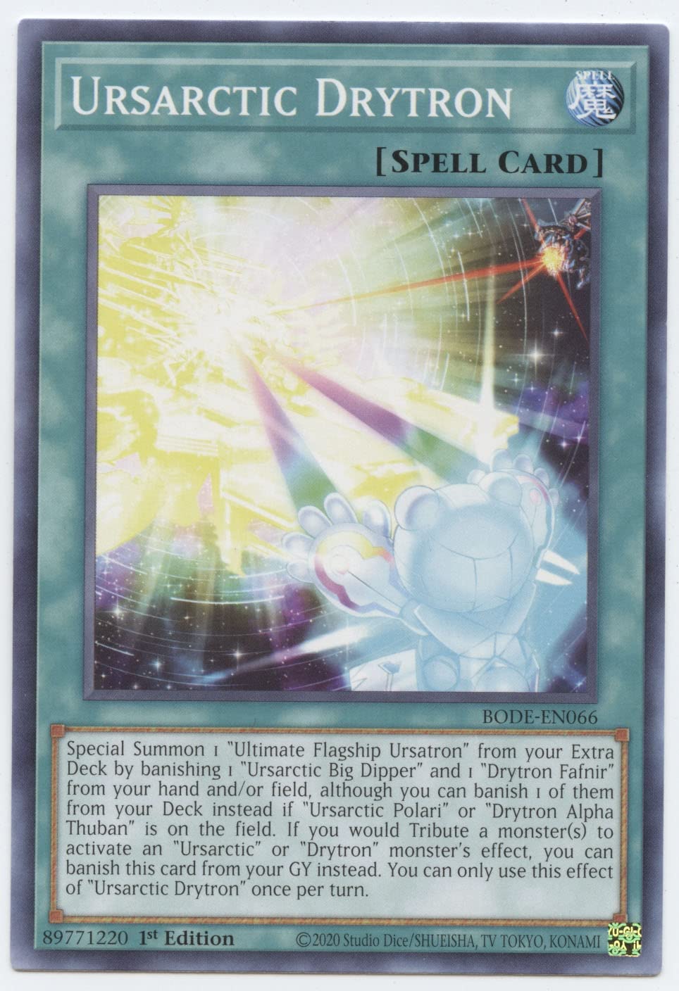Amazon.com: YU-GI-OH! Ursarctic Drytron - BODE-EN066 - Common