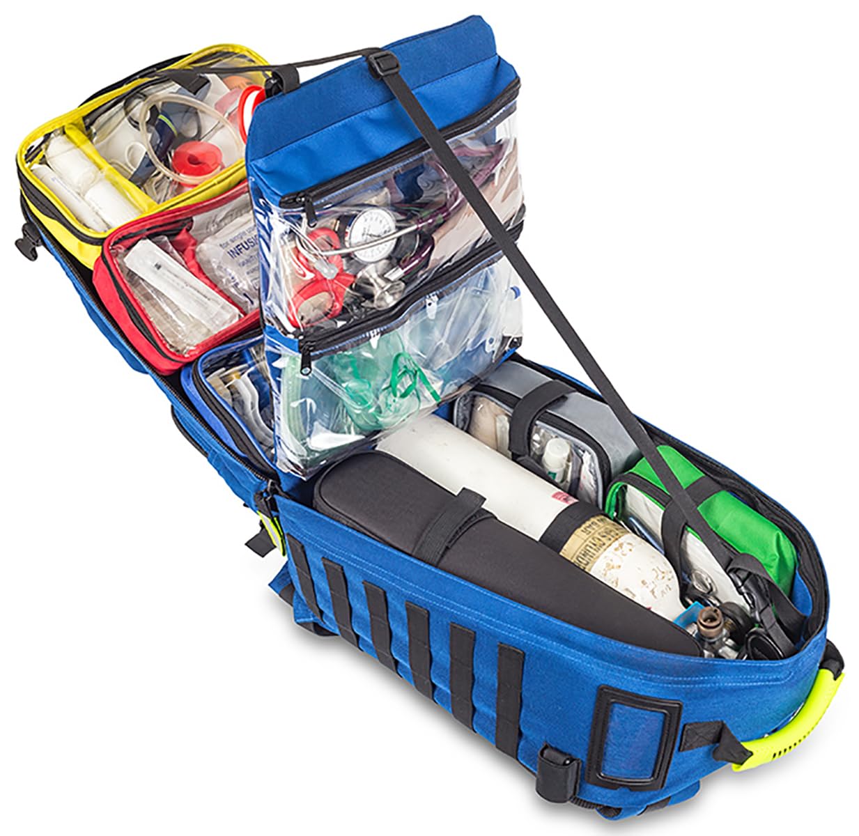 ELITE BAGS Paramed's Mochila Tactico Sanitaria Rescate, Color Azul Royal Paramed's Mochila Tactico Sanitaria Rescate, Color Azul Royal, Sin género, Azul, Talla Única