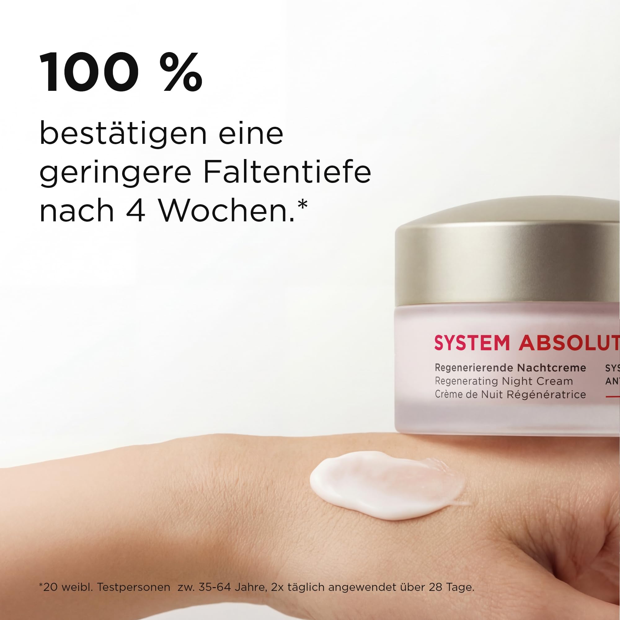 ANNEMARIE BÖRLIND SYSTEM ABSOLUTE Nachtpflege-Set 50ml + 5ml Geschenk | Regenerierende Nachtcreme, Anti-Aging Revitalizer, Anti-Aging Nachtpflege, Aktiviert Kollagenproduktion, Gegen Falten