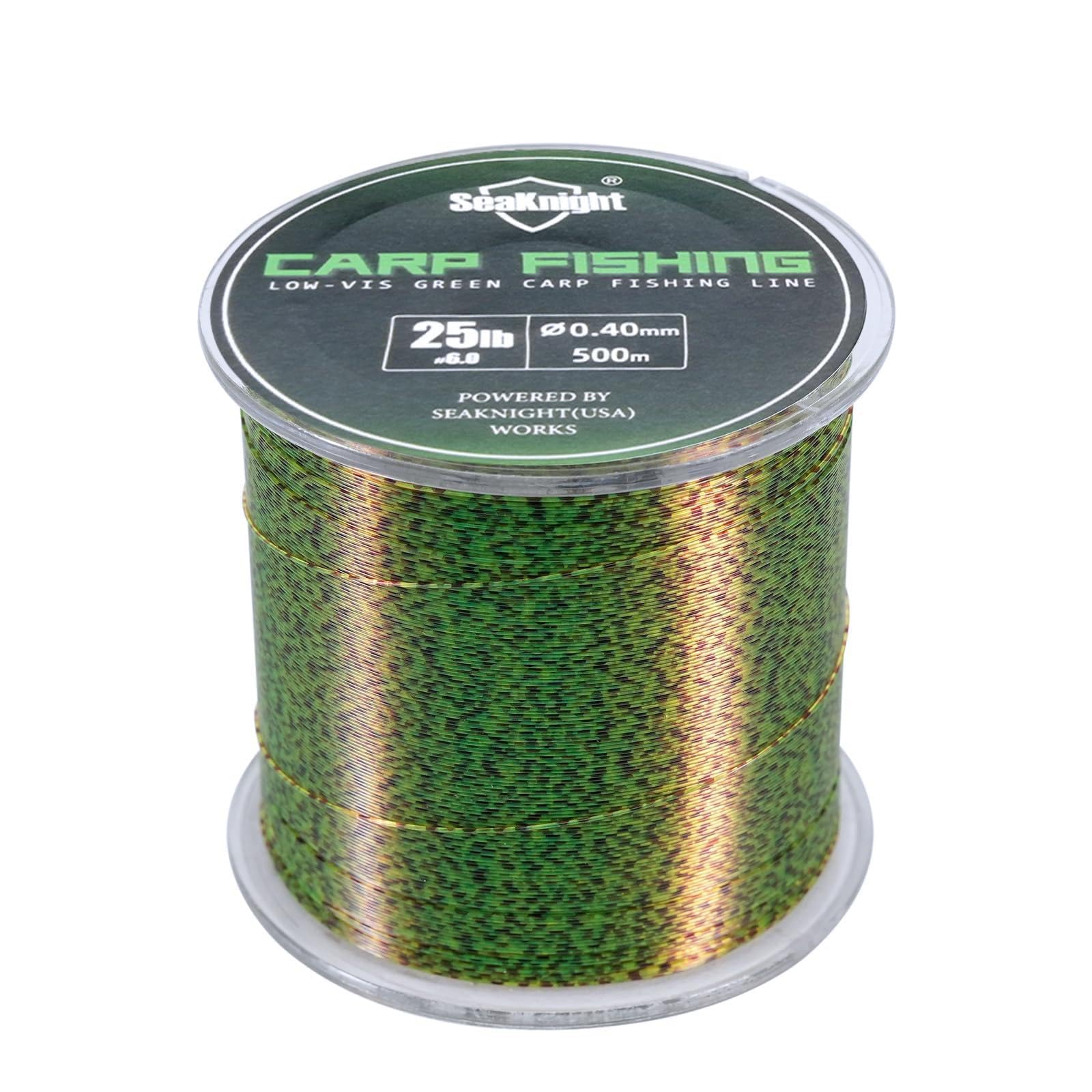 Seaknight Karpfenangelschnur, superstark, Nylon, monofile Angelschnur, Süßwasser, Salzwasser, Meeresangeln, 10-35lb, 500 m
