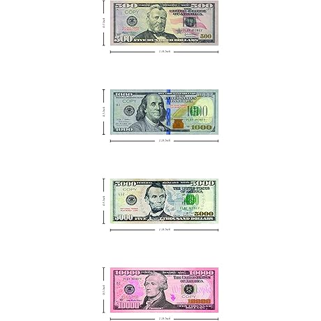 Miniature Play Copy Fake Kids Money