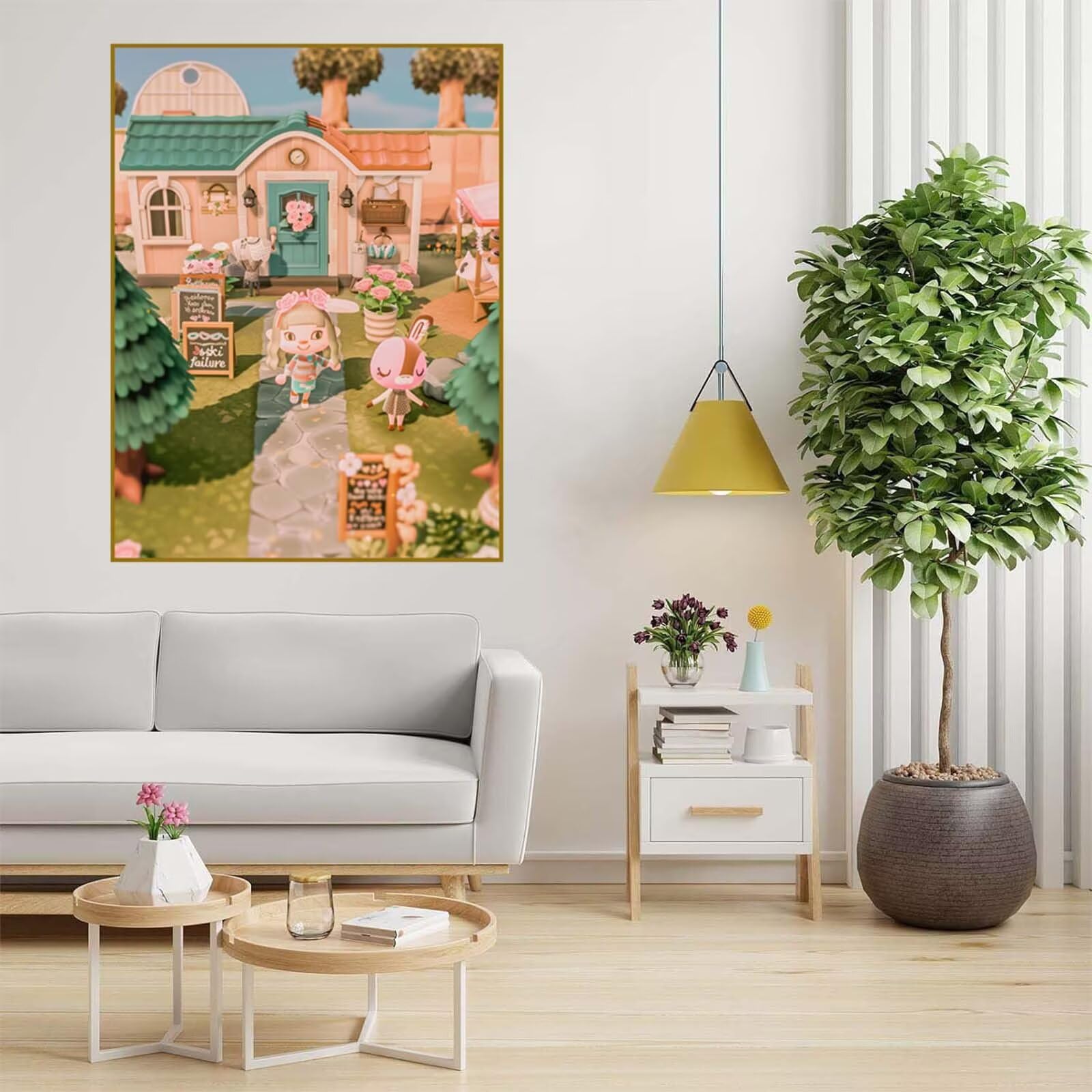 Diamond Painting Karikatur Malen Nach Zahlen Erwachsene, 5D Diamant Painting Bilder Mädchen Diamond-painting Mosaikherstellung Bastelset Kinder ab 6 Jahre, Deko Wohnzimmer Geschenke 70x100cm 6X-23