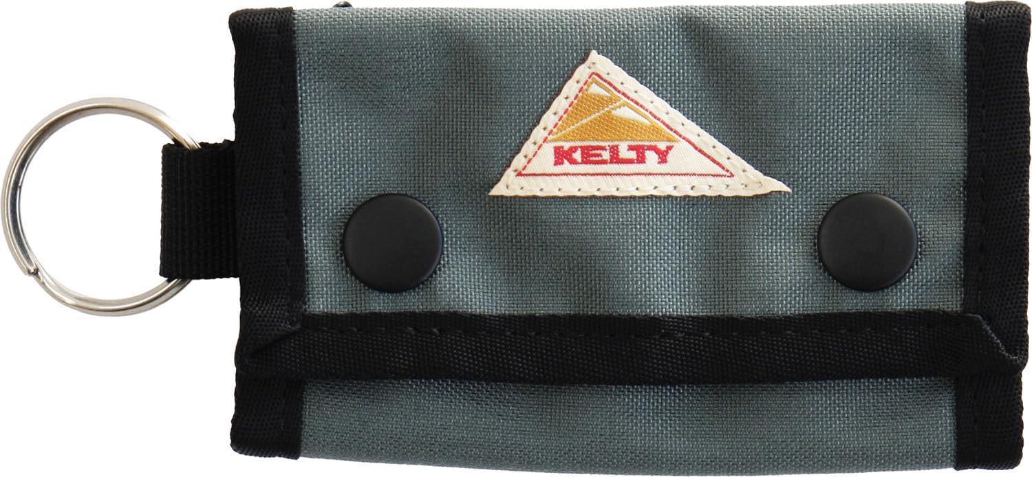 Kelty 3259271025 Key Case, Coin Storage, Includes Ring, sport graphite, One Size