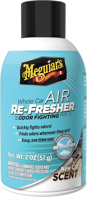 Meguiar's G16402 Voiture entière Air Rénover l'élimination de l'odorat (Scent de voiture neuve) - 2.5 oz.