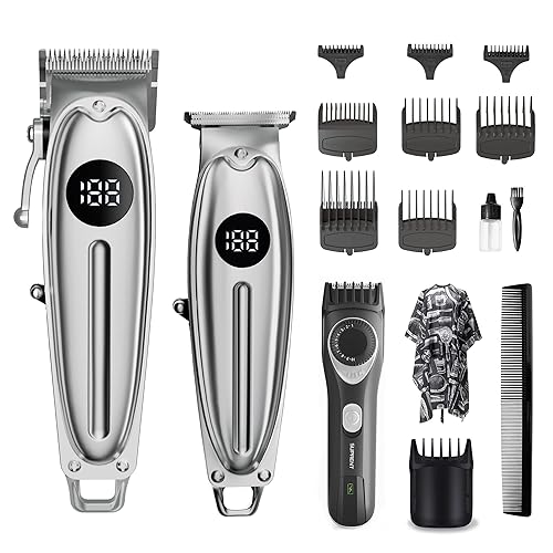 SUPRENT Recortadora de barba ajustable y kit de corte de pelo para el hogar