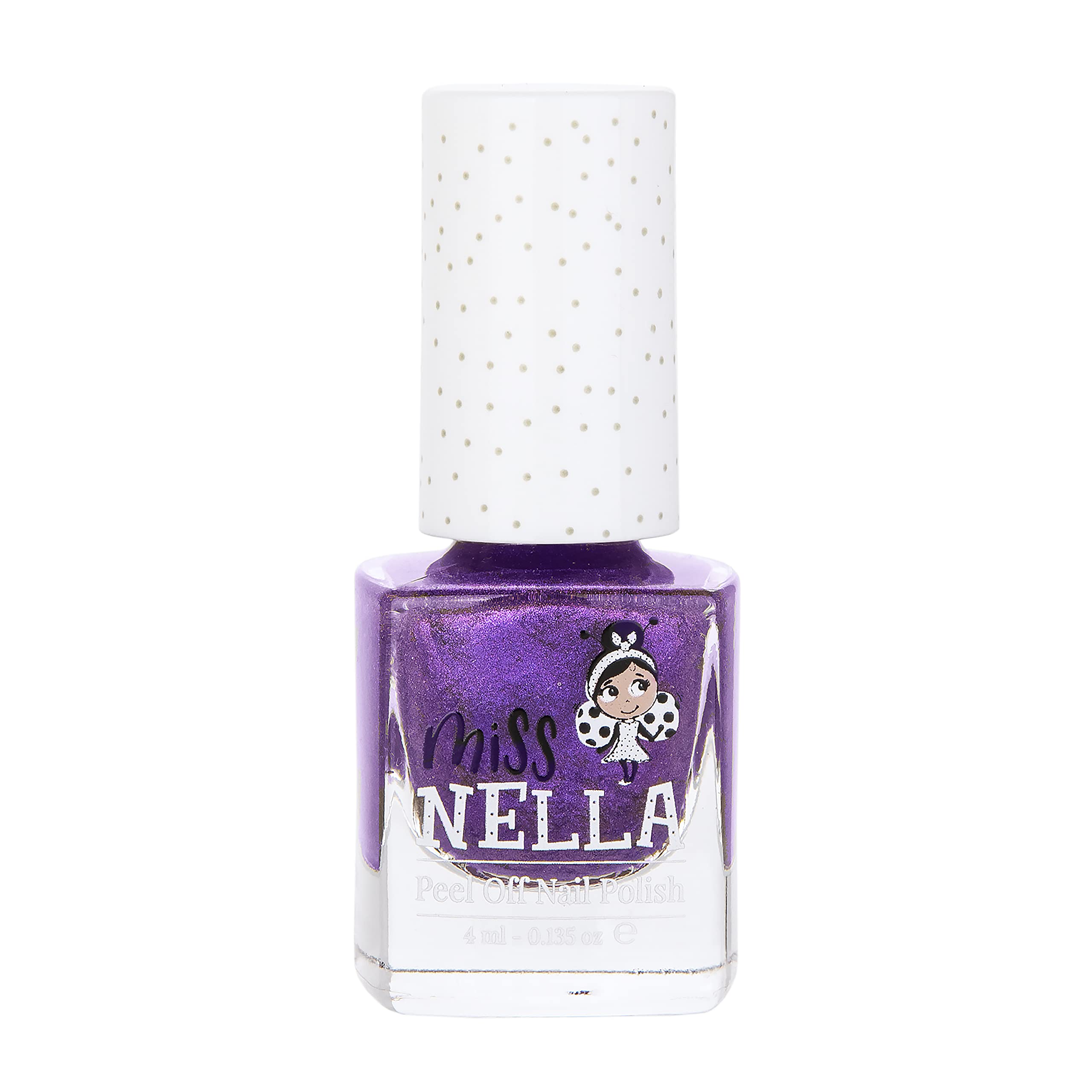 Miss Nella Galactic Unicorn – Safe Special Purple Nail Polish for Kids, Non-Toxic & Odour Free Formula for Children and Toddlers, Natural Water Based for Easy Peel Off