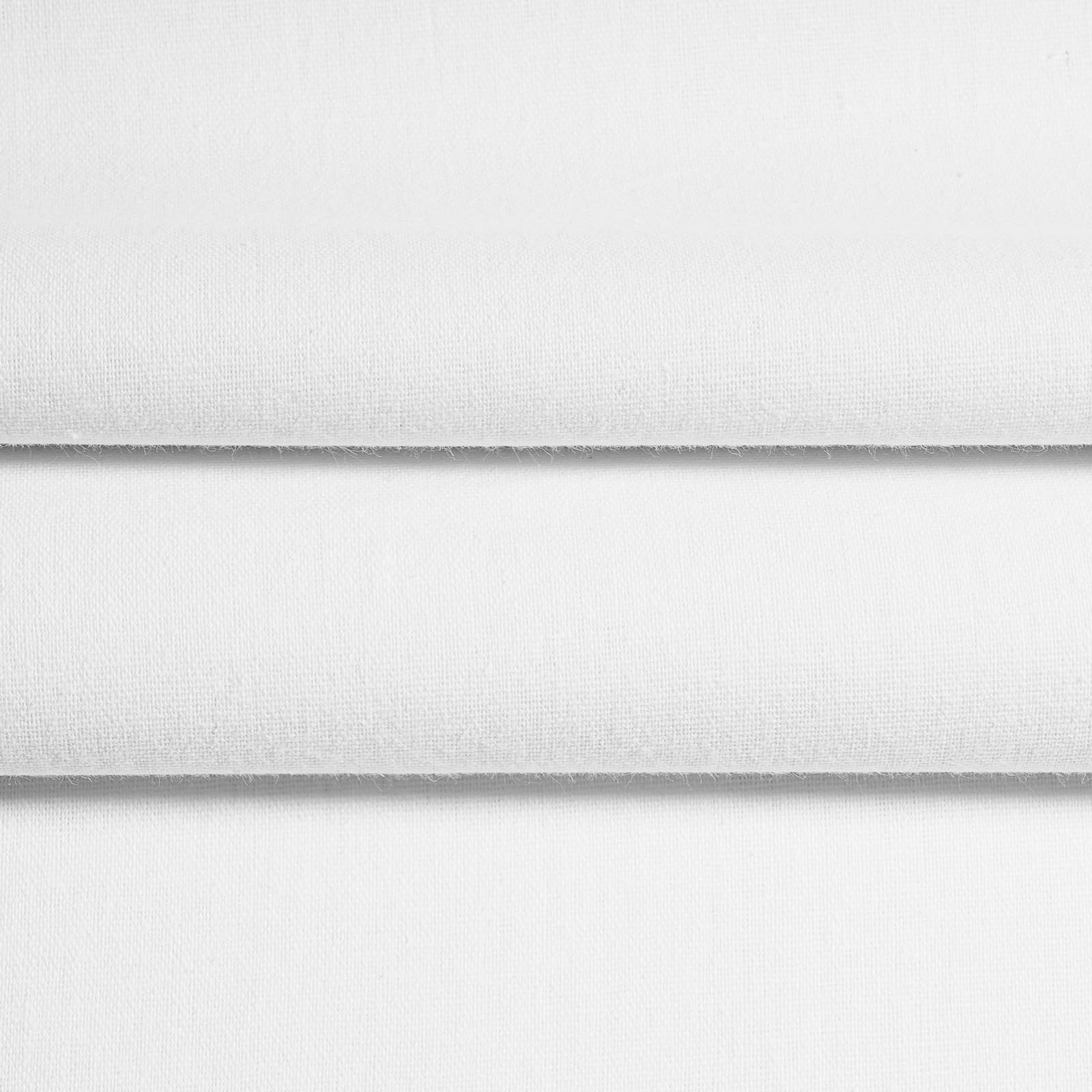 100 % Musselin-Stoff, 9,1 m x 150 cm, weißer Baumwollstoff