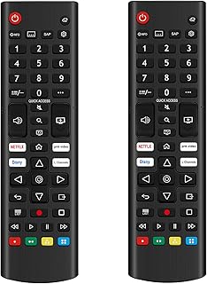 (Pack of 2)Universal Relaced Remote Control Fit for LG UHD OLED QNED NanoCell 4K 8K Smart TV with Netflix &Prime Video& Di...