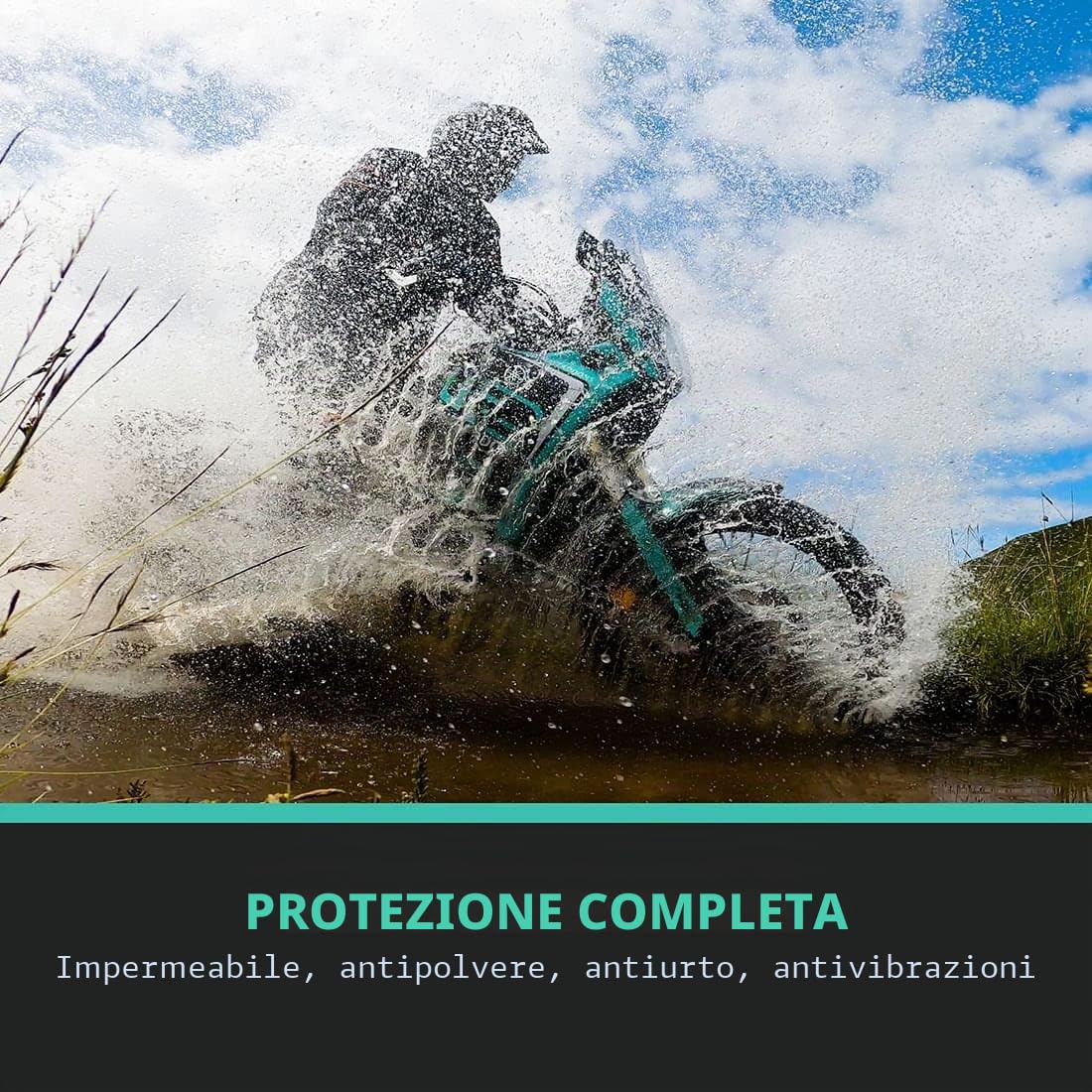 Ultimateaddons Custodia universale resistente impermeabile e antiurto per telefoni XXL (168 x 78 mm)