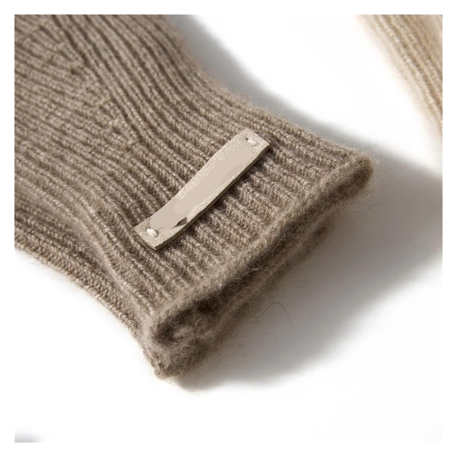 Generico Guanti Da Donna In Cashmere, Guanti Mezze Dita In Pizzo