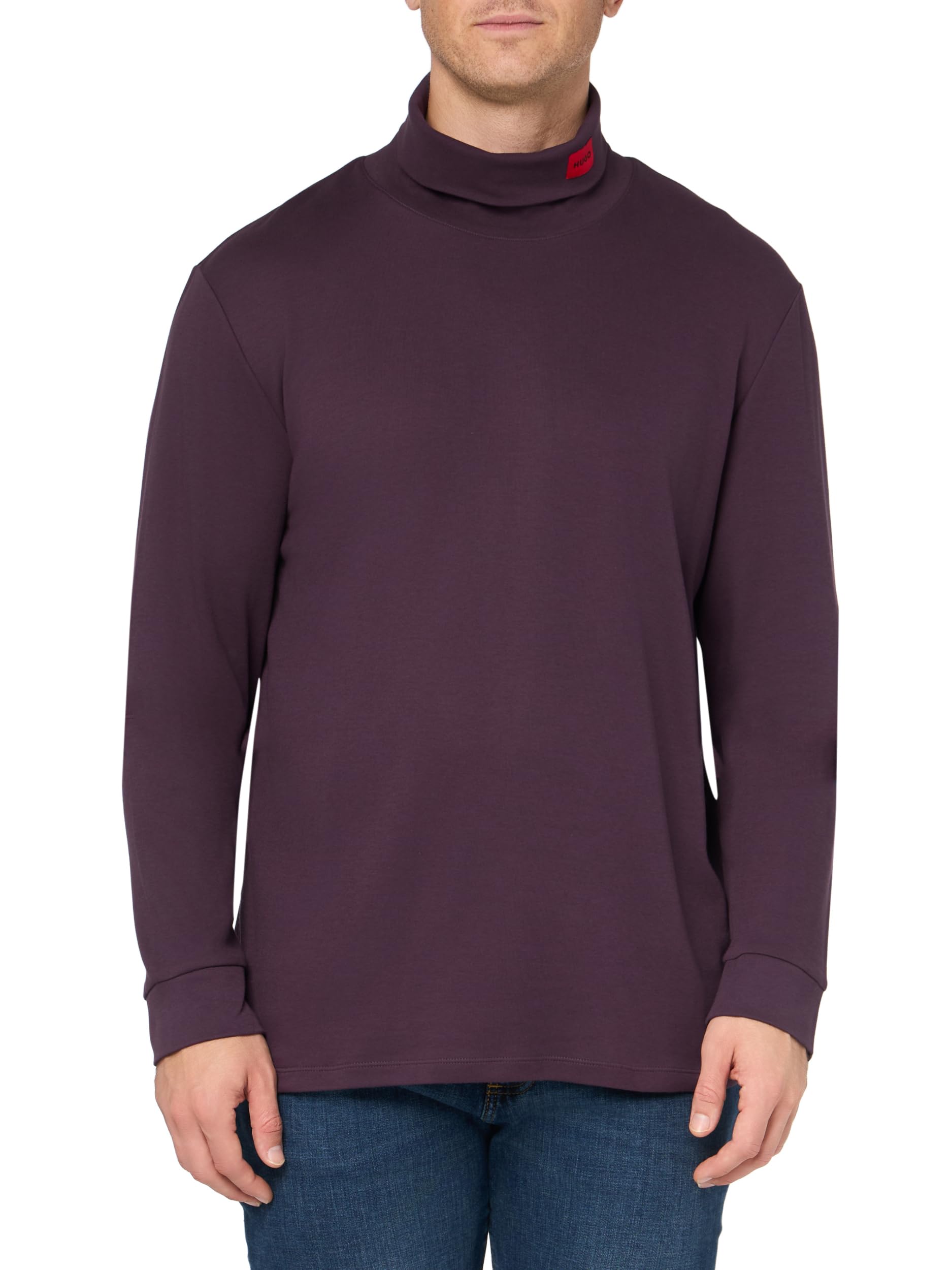 Col roulé en coton extensible HUGO pour éviter le froid avec style - 4