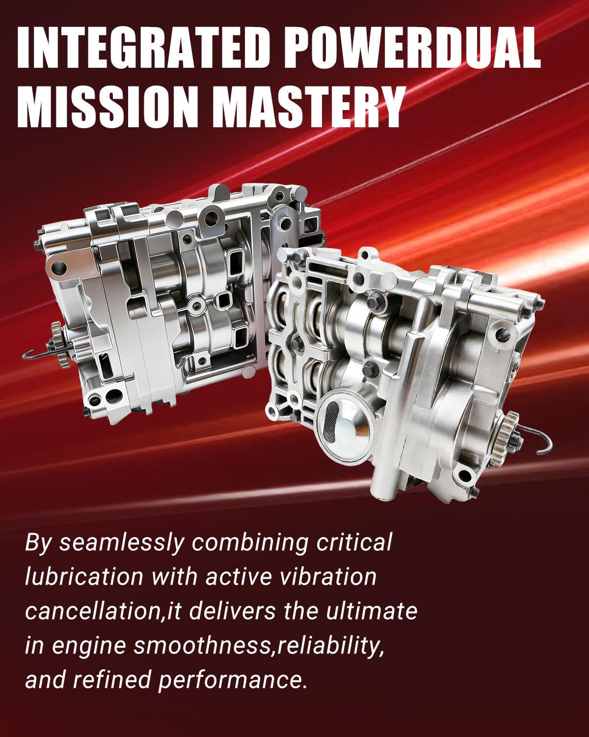 23300-2G520 All New Engine Oil Pump Balance Shaft Assembly (24 Teeth) Replace for Hyundai Sonata Azera 2009-2015, for Kia Optima Sorento 2009-2015 2.0L 2.4L Oil Pump Replace OE 23300-2G510