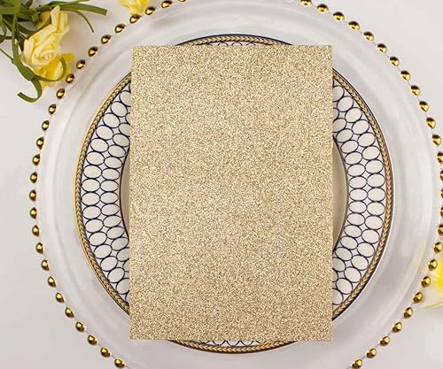 Miniatura 2 de 50 tarjetas de invitación de boda de 5 x 7 pulgadas, solo bolsillo cortado con láser, sin sobre, sin inserto para boda, despedida de soltera,