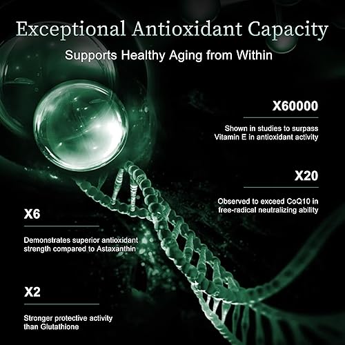 Miniatura 7 de MixPower Cápsulas de L-ergotioneina (EGT) de 70 mg, suplemento antioxidante de alta potencia para apoyar la integridad celular, energía, relajación