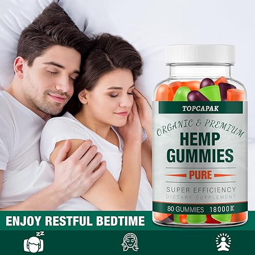 Miniatura 5 de Naturals Advanced Hemp Gummies - High Potency Hemp Oil Infused Gummy Rich in Omega 3 6 9 0130-02