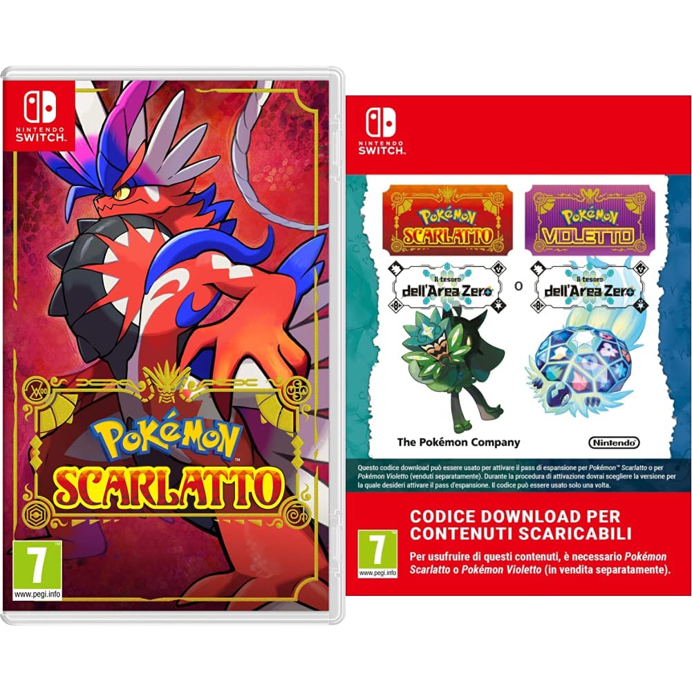 Nintendo Pokémon Scarlatto + Il tesoro dell'Area Zero Codice download