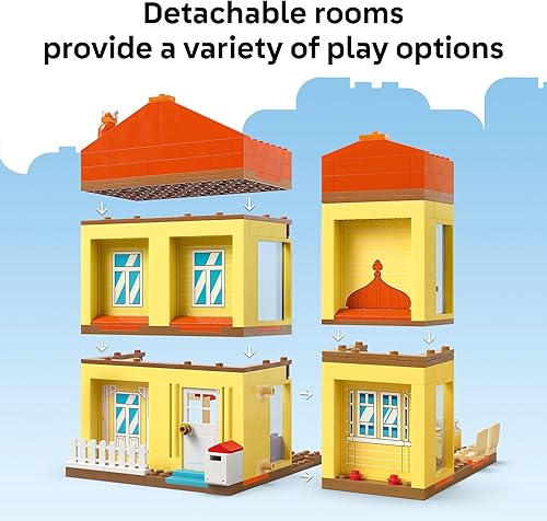 Miniatura 6 de LEGO Bluey Bluey's Family House Building Toy - Juego de juguetes y figuras para niños y niñas, a partir de 4 años, con 5 personajes, regalo para
