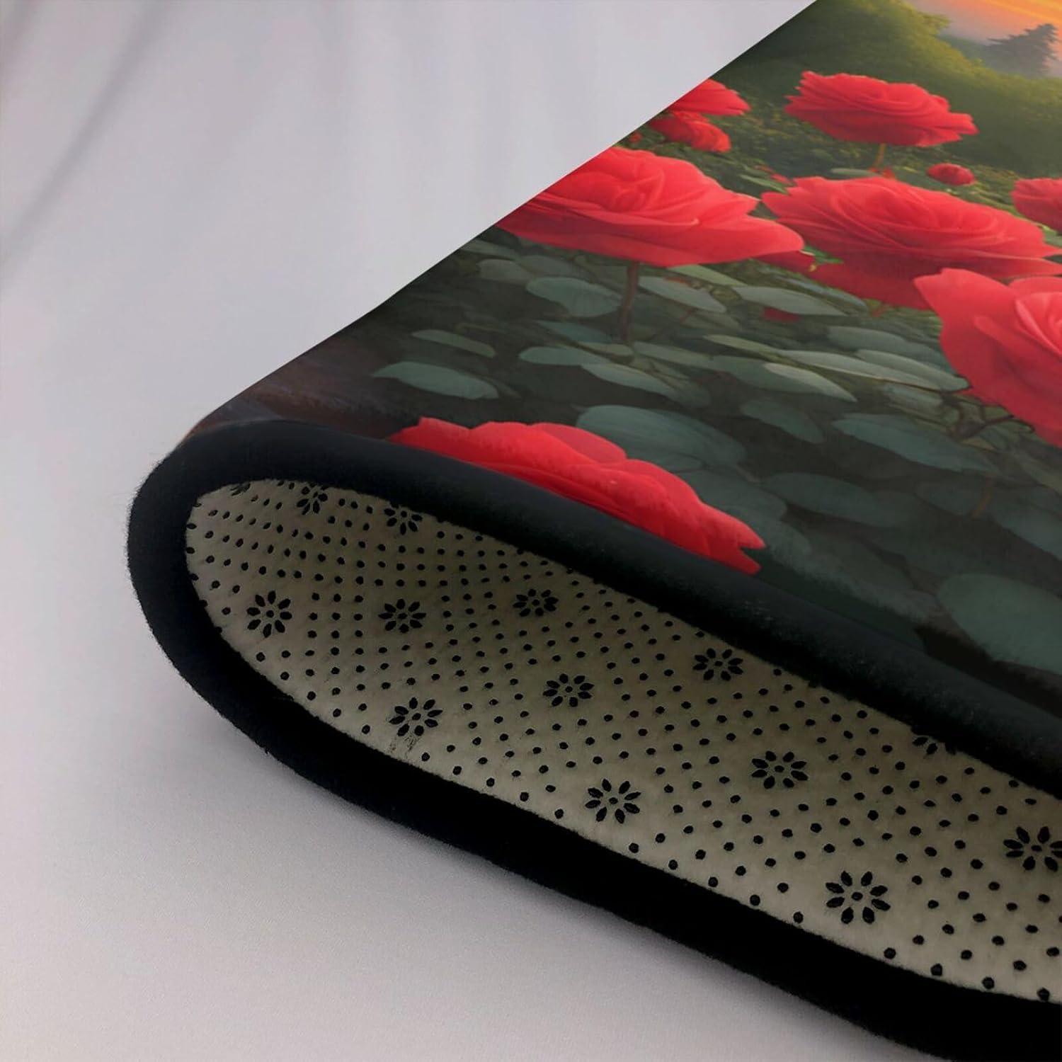 A Beautiful Castle Printed Flannel Floor mat 80x58 inches for Bedroom, Living Room, Study Room Decorative Carpet