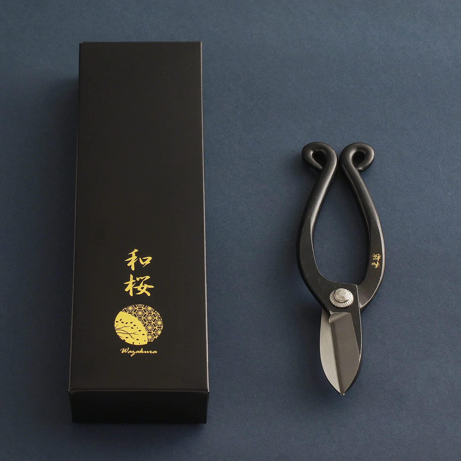 Wazakura Ikebana Schere - Ikenobo Modell, Yasugi Stahl, 16.5 cm, Made in Japan - Für Blumenarrangements zum Schneiden von Ästen und Wurzeln