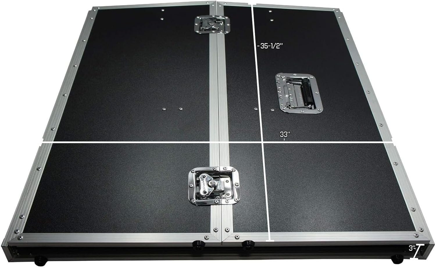 Harmony Audio Cases HCDJSTANDT Compact Fold Out Portable DJ Workstation Table