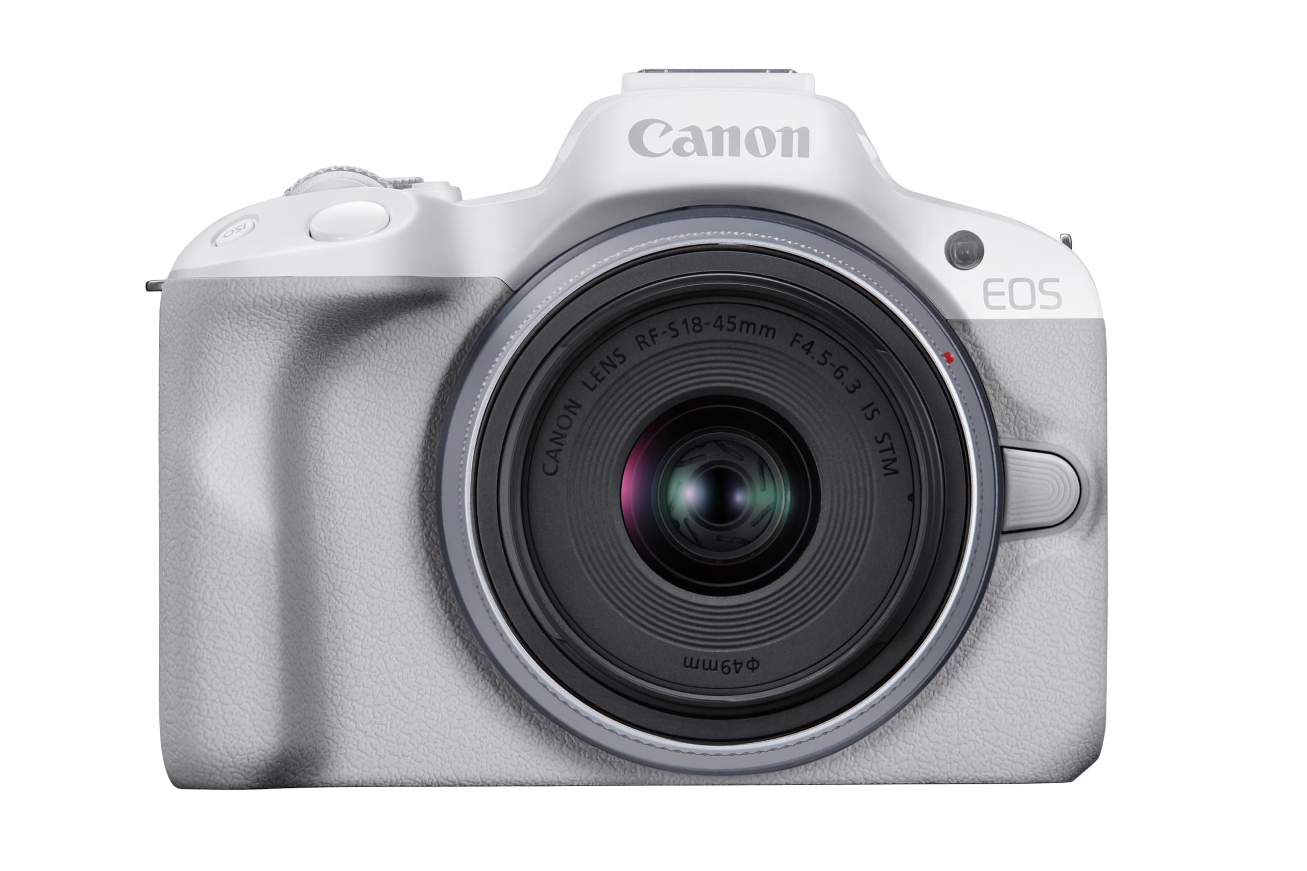 Canon EOS R50 + RF-S 18-45mm F4.5-6.3 IS STM Lens - Compact Mirrorless Digital Camera - 24.2 MP, UHD 4K Video, APS-C Sensor - 15 FPS Continuous Shooting - Vari-Angle Touchscreen - Bluetooth & Wi-Fi