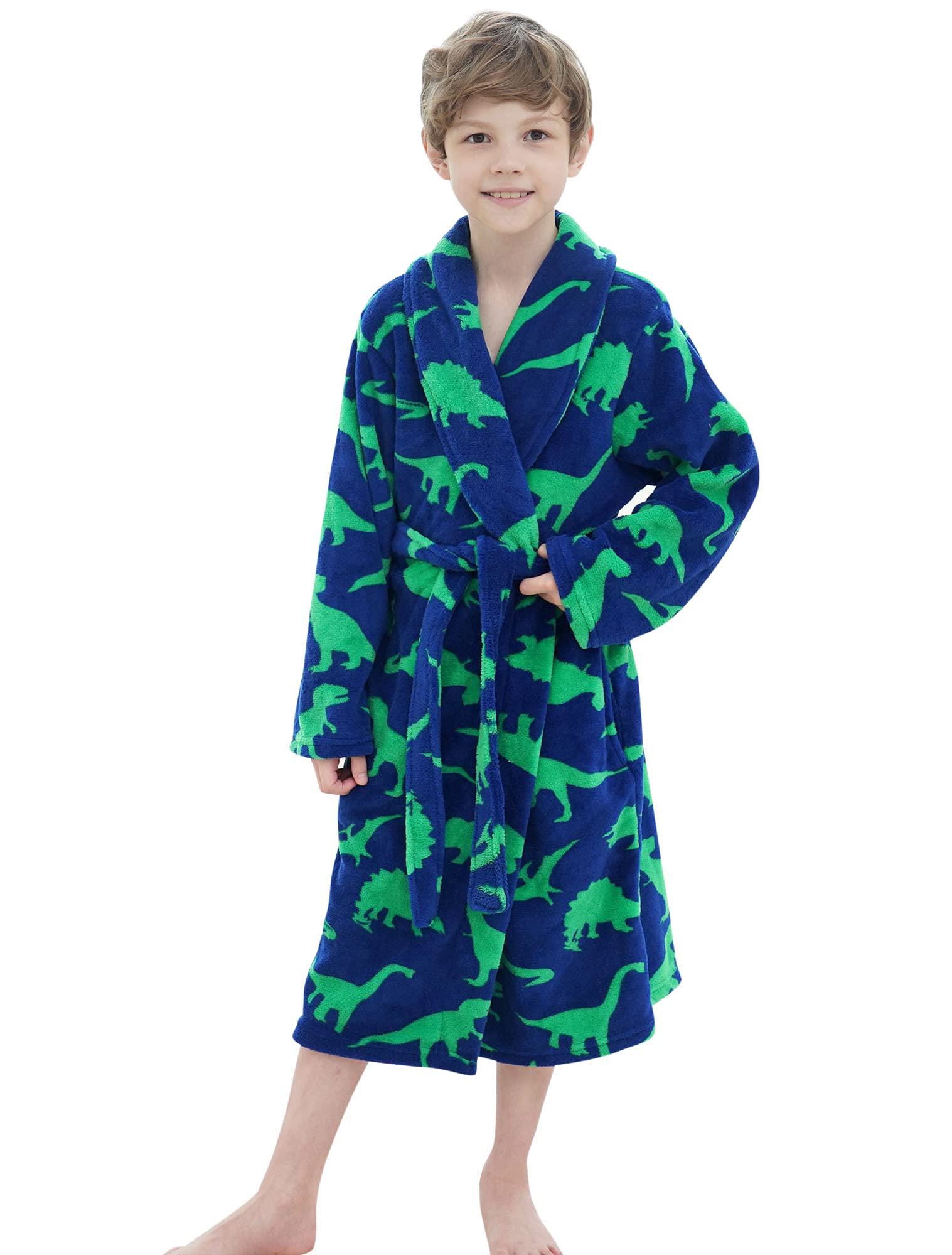 Simplicity Kids Cover UP Girls Beachwear Boys Housecoat Soft Fuzzy Children Boys Girls Bath Cover up